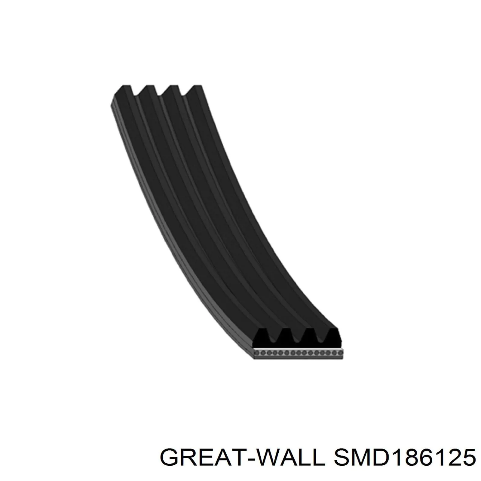 SMD186125 Great Wall correa trapezoidal