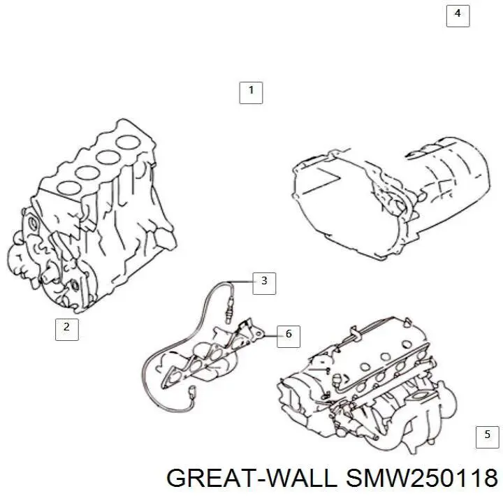  Sensor De Presion Del Colector De Admision para Great Wall Hover CC646