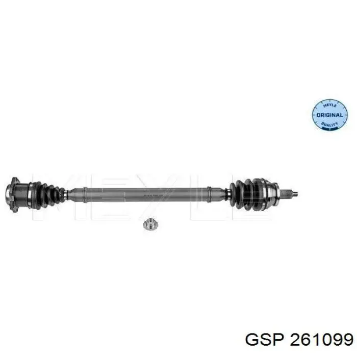 JZW407450LV VAG árbol de transmisión delantero derecho