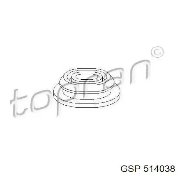  Soporte del radiador inferior para Seat Altea 5P1