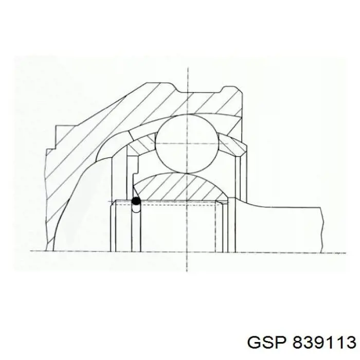 839113 GSP junta homocinética exterior delantera