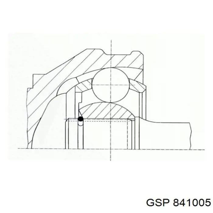 841005 GSP junta homocinética exterior delantera