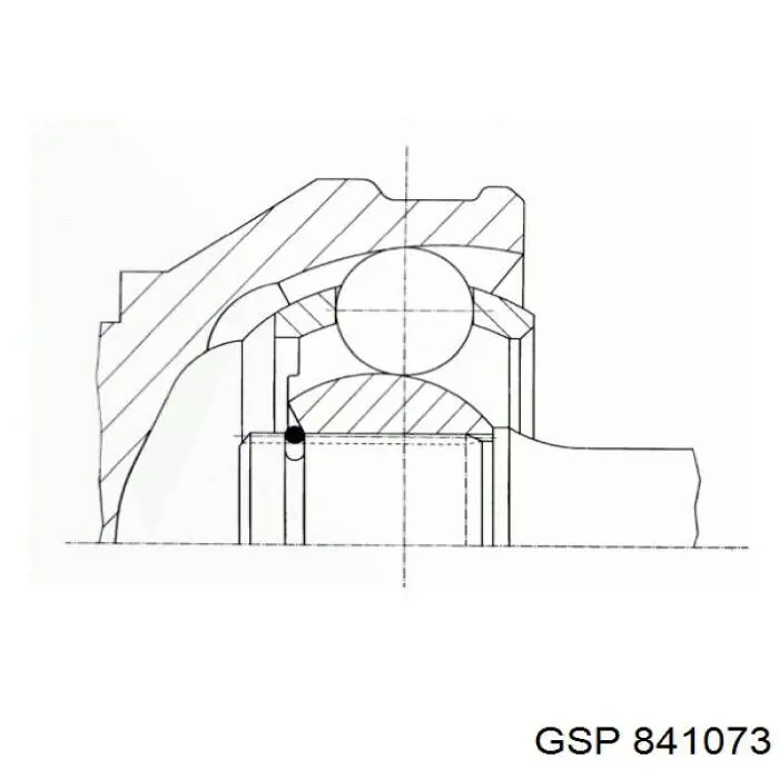 841073 GSP junta homocinética exterior delantera