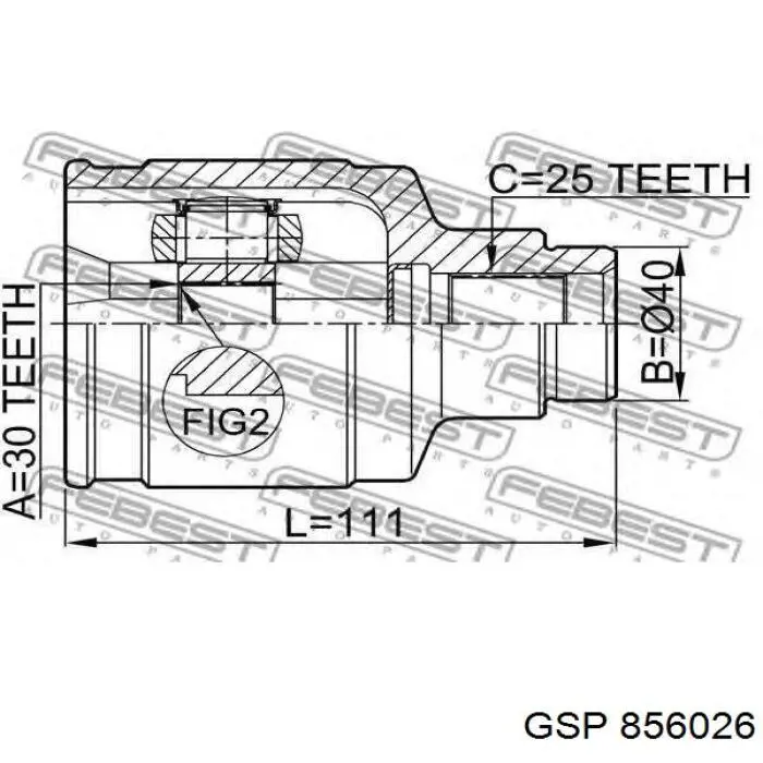 28393SA011 Subaru junta homocinética exterior delantera