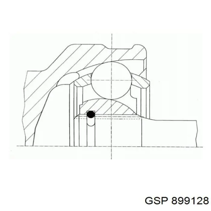 899128 GSP junta homocinética exterior delantera