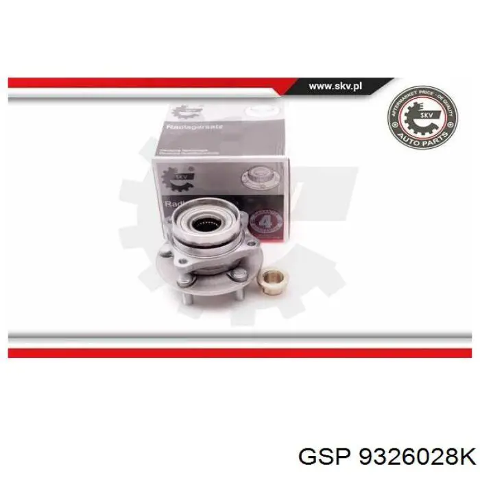 9326028K GSP cubo de rueda delantero