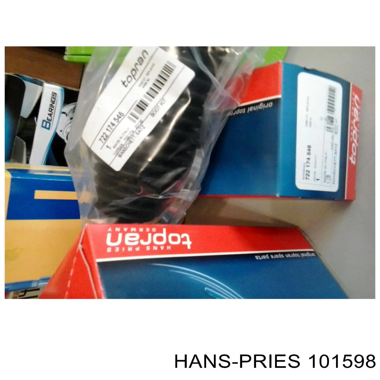 101 598 Hans Pries (Topran) rodillo intermedio de correa dentada