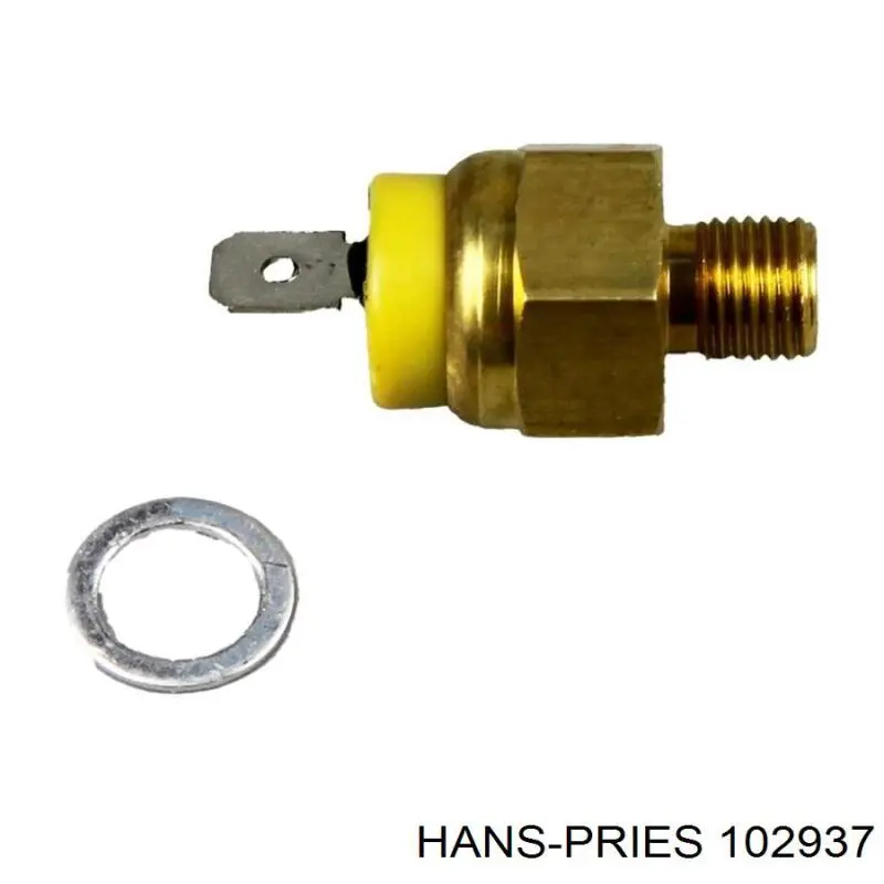 102937 Hans Pries (Topran) sensor de temperatura del refrigerante