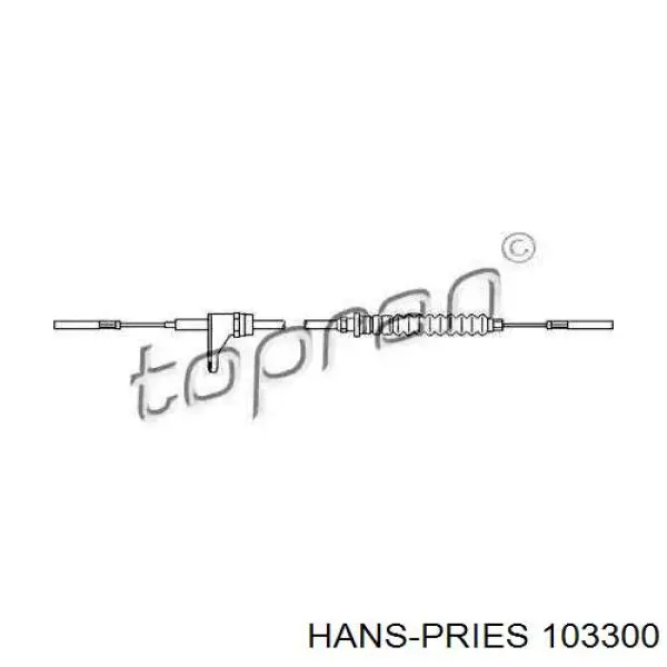 103300 Hans Pries (Topran) silga de acelerador