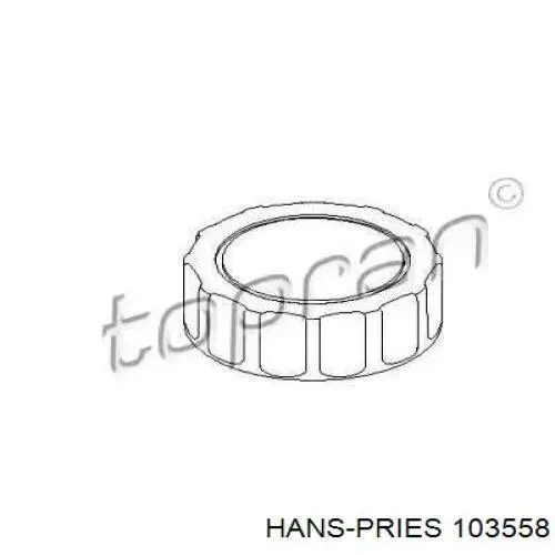 103558 Hans Pries (Topran) perilla de ajuste del respaldo del asiento