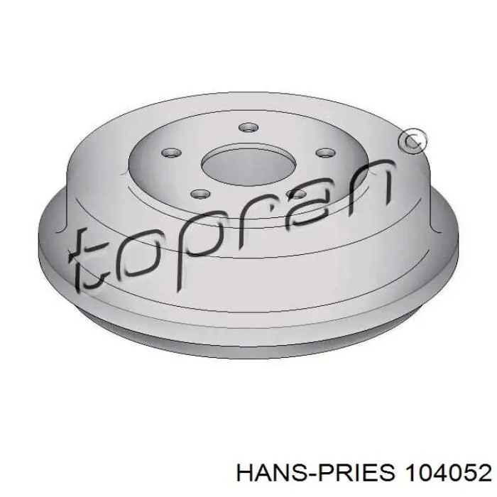 104052 Hans Pries (Topran) soporte de motor trasero