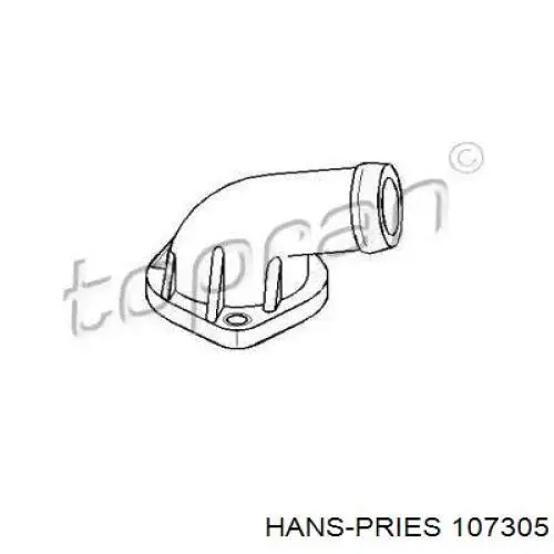 107305 Hans Pries (Topran) brida del sistema de refrigeración (triple)