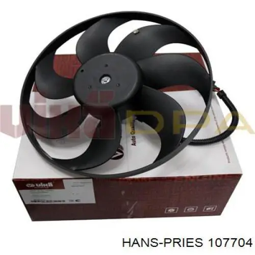 107704 Hans Pries (Topran) ventilador (rodete +motor refrigeración del motor con electromotor completo)