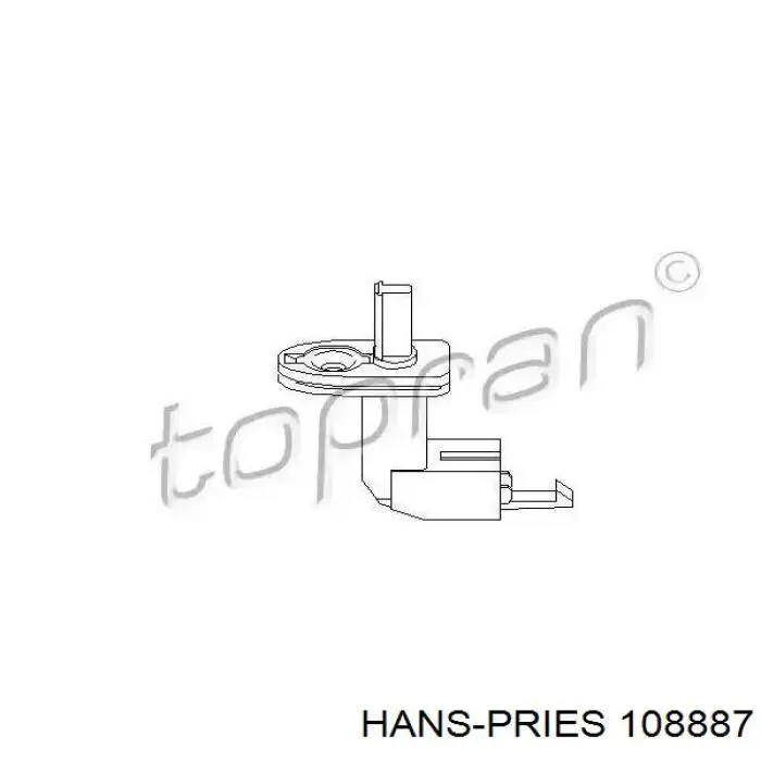 108887 Hans Pries (Topran) sensor, interruptor de contacto eléctrico