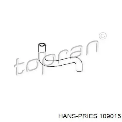 109015 Hans Pries (Topran) manguera (conducto del sistema de refrigeración)