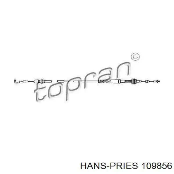 109856 Hans Pries (Topran) silga de acelerador