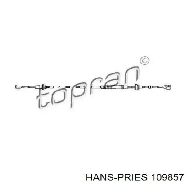 109857 Hans Pries (Topran) silga de acelerador