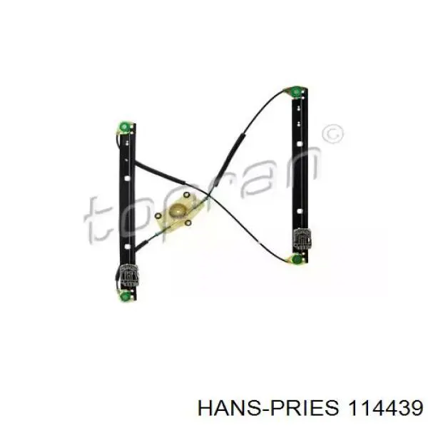 114439 Hans Pries (Topran) mecanismo de elevalunas, puerta delantera izquierda