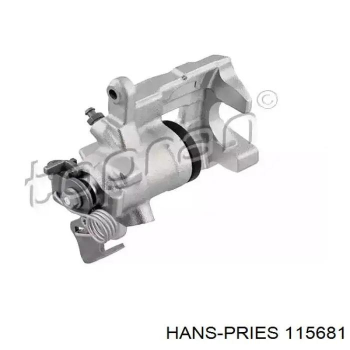 115681 Hans Pries (Topran) pinza de freno trasera izquierda