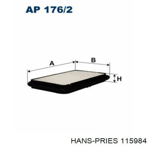 115984 Hans Pries (Topran) tapa delantera de culata