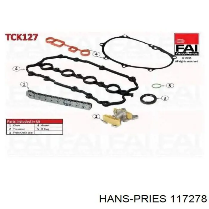 117 278 Hans Pries (Topran) cadena de distribución