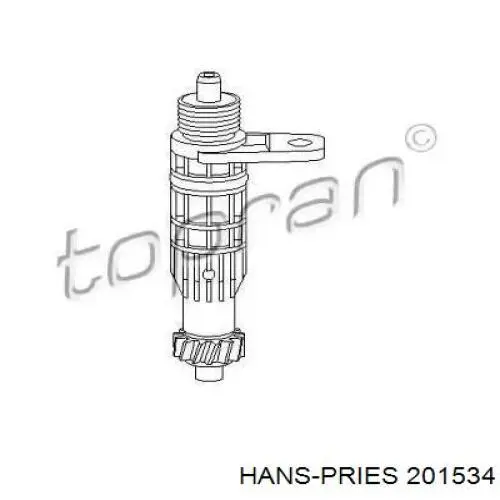 201534 Hans Pries (Topran) corona dentada de velocímetro