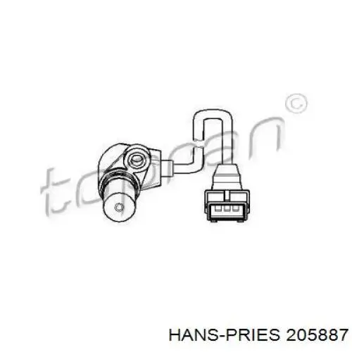 205887 Hans Pries (Topran) sensor de posición del cigüeñal