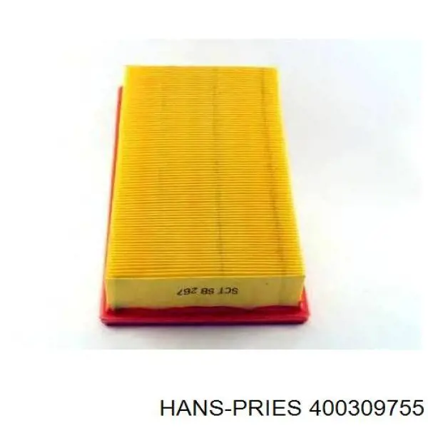 400309755 Hans Pries (Topran) filtro de aire