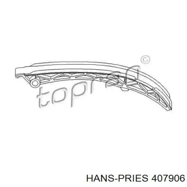 407906 Hans Pries (Topran) zapata cadena de distribuicion