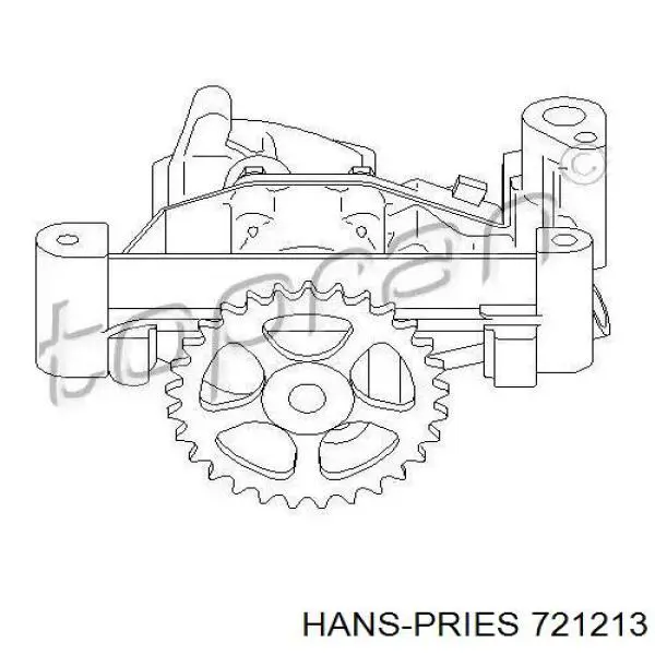 721213 Hans Pries (Topran) bomba de aceite