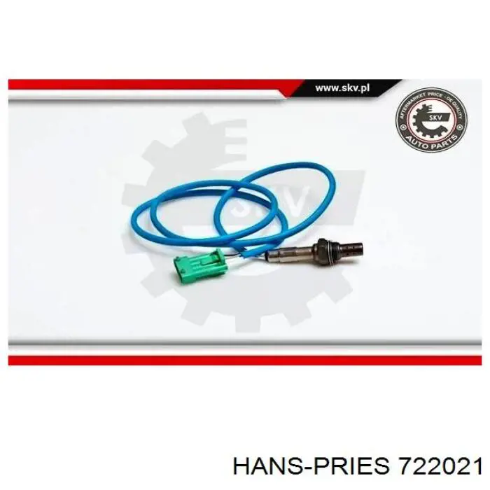 722 021 Hans Pries (Topran) sonda lambda sensor de oxigeno para catalizador