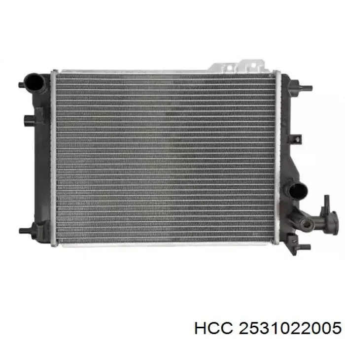 2531022005 HCC radiador refrigeración del motor