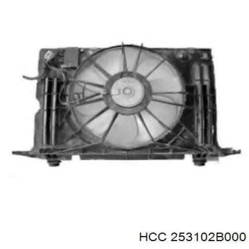 253100W000 Hyundai/Kia radiador refrigeración del motor