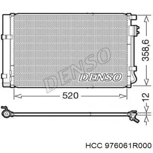  Condensador aire acondicionado para Hyundai SOLARIS SBR11