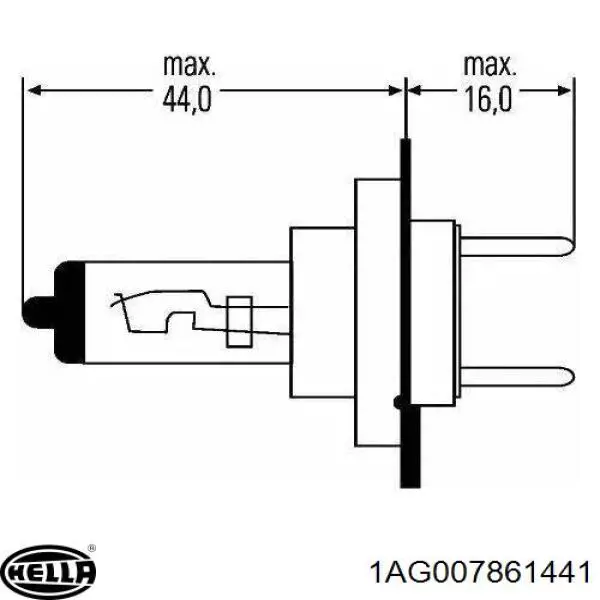 904110-E Polcar faro derecho