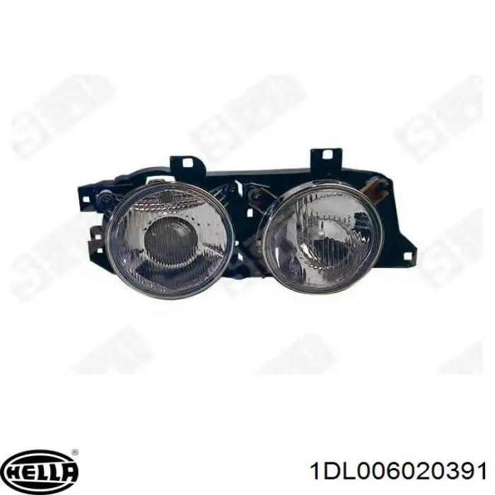  Faro izquierdo para BMW 5 E34