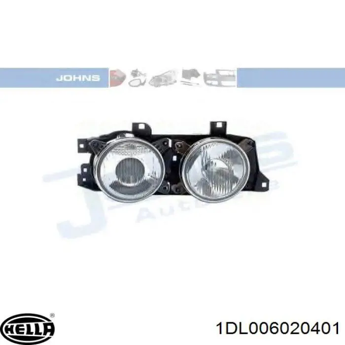  Faro derecho para BMW 5 E34