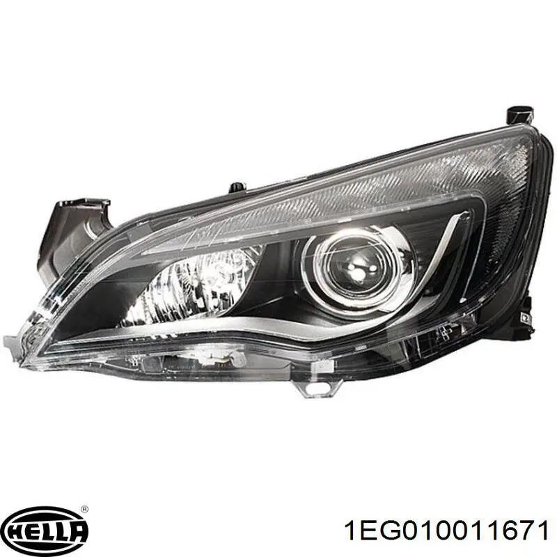 1216728 Opel faro izquierdo