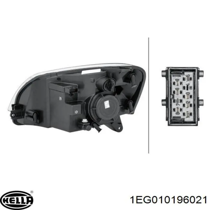  Faro derecho para Citroen Berlingo M