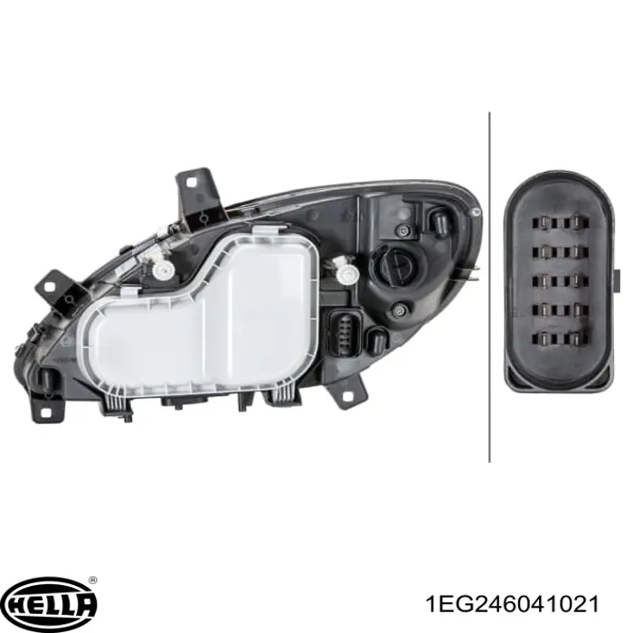  Faro derecho para Mercedes Vito 639