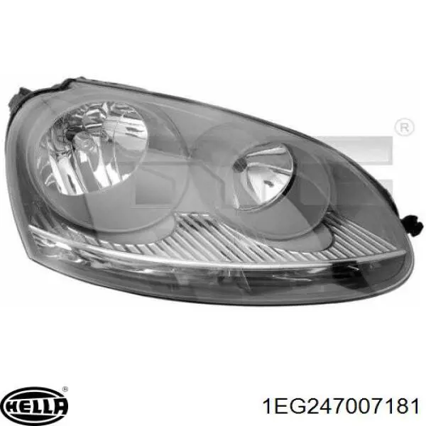  Faro derecho para Volkswagen Jetta 3 