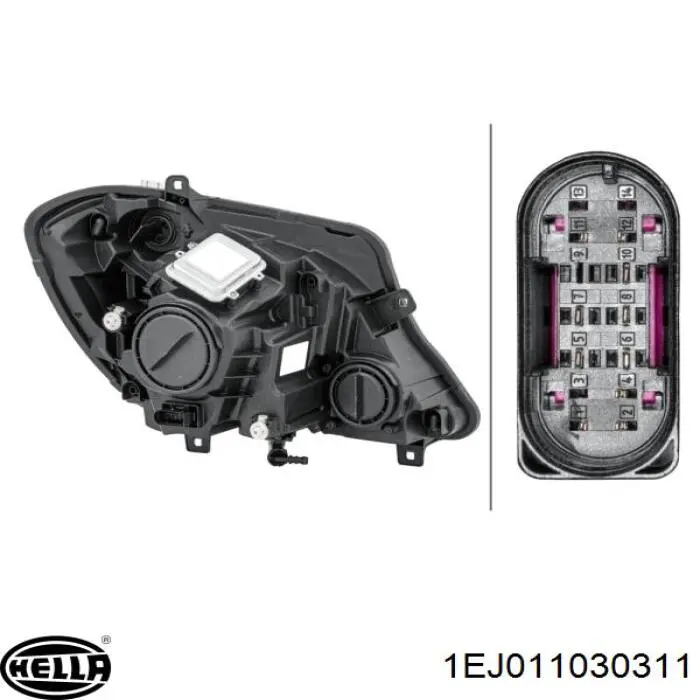 A9068203161 Mercedes faro izquierdo