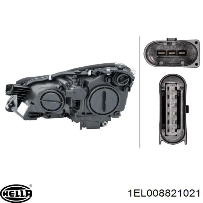  Faro derecho para Mercedes CLS C219