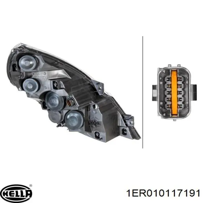 6.84352 Diesel Technic faro izquierdo