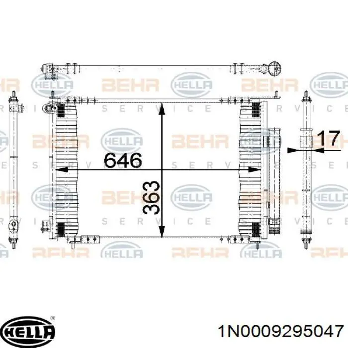 507030-H Polcar faro antiniebla derecho