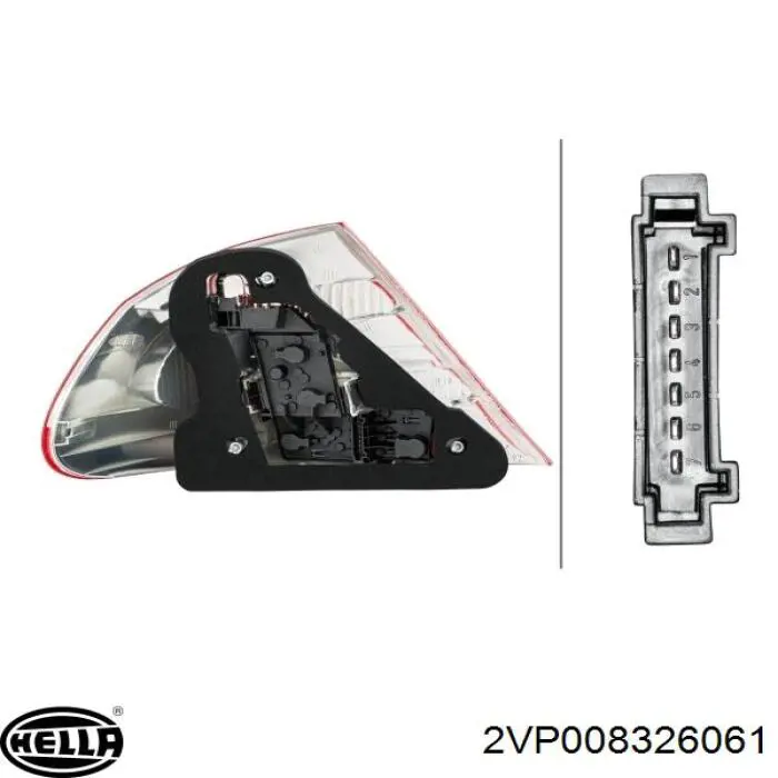  Piloto posterior derecho para Mercedes CLK C209