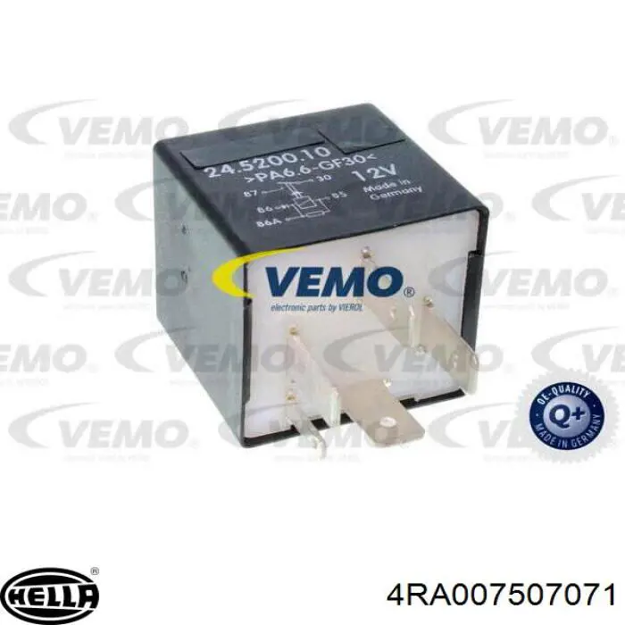 4RA007507071 HELLA rele de bomba electrica