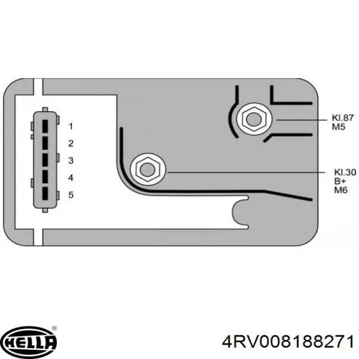  Relé de bujía de precalentamiento para Peugeot 505 551A