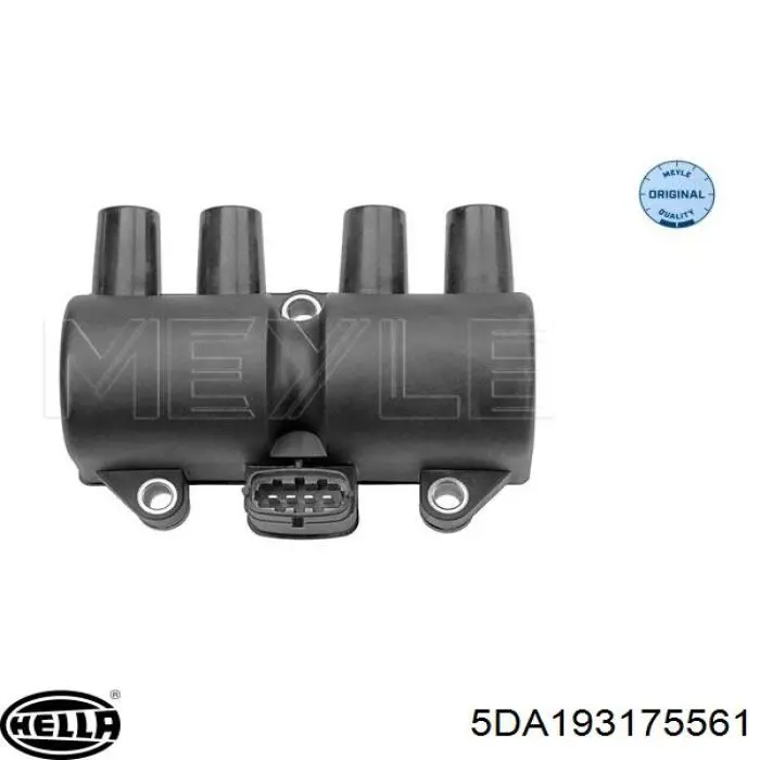 5DA 193 175-561 HELLA bobina de encendido