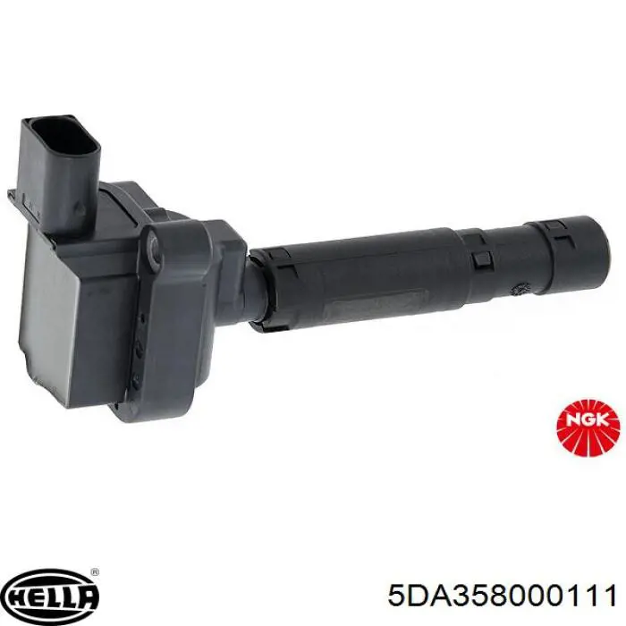 5DA 358 000-111 HELLA bobina de encendido